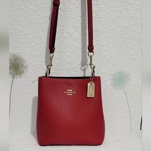 Coach red bag
